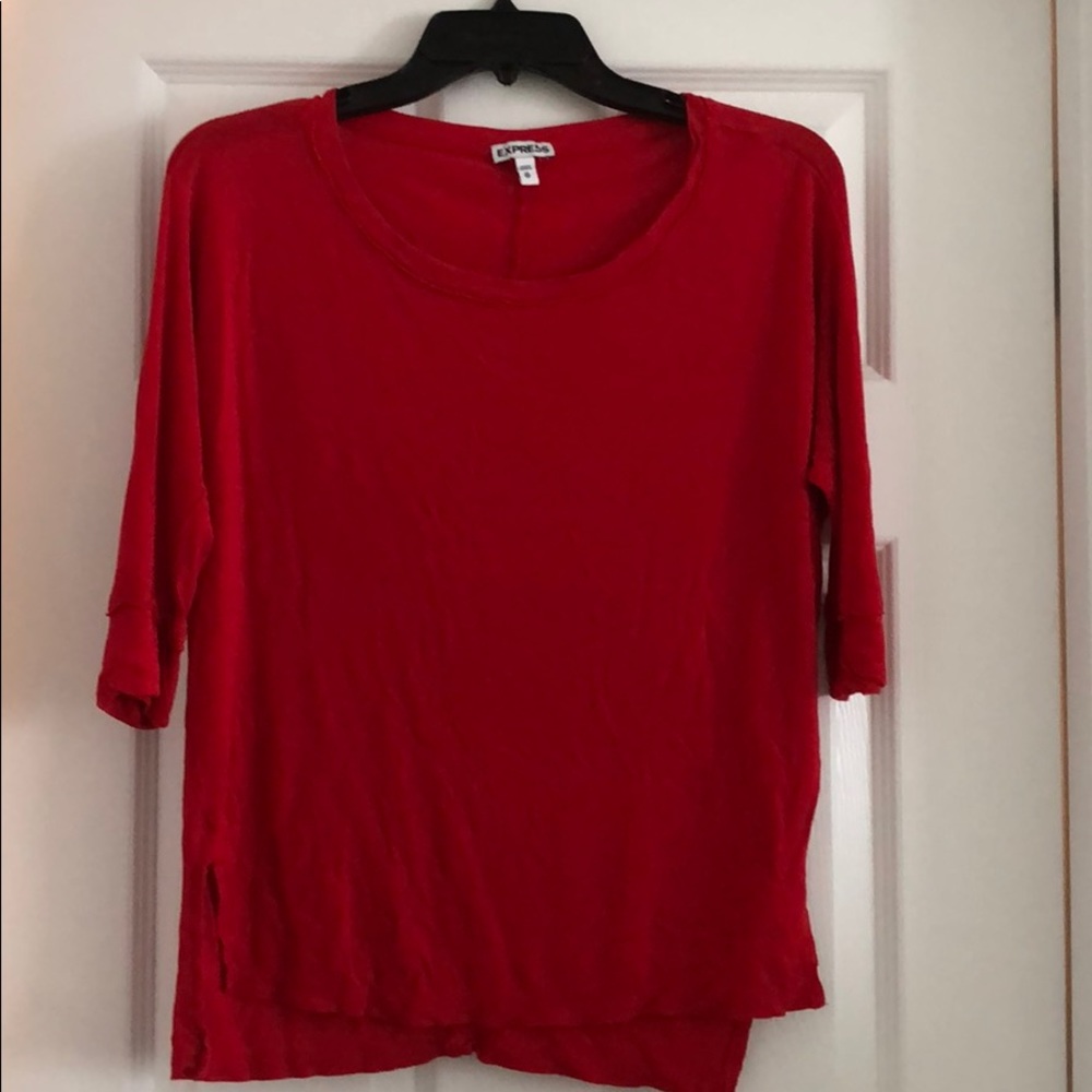 Express Red T shirt